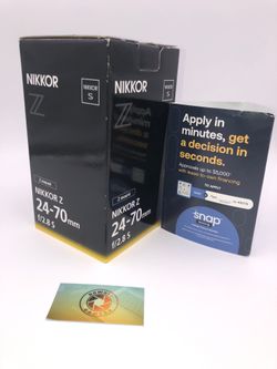 Nikon 24-70 f2.8 S lens for limited time only at Downey Camera