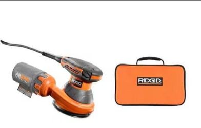 RIDGID Random Orbit Sander with Carrying Bag