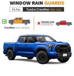 Rain guards for Toyota tundra