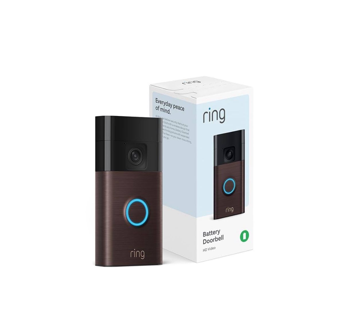 New Bronze Ring Doorbell with Mount
