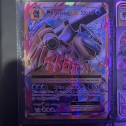 Blastoise EX Pokemon Card (Japanese)