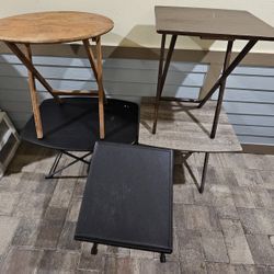 5 folding tables / TV trays / $15 for all / Celebration Area

*** CHECK OUT MY OTHER ITEMS FOR SALE TOO! 😊 *** 