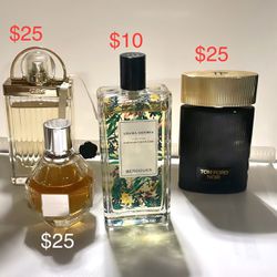 Perfume - Chloe, Tom Ford, Anthropologie