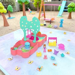 Polly Pocket Cutie Bear Picnic Compact Play Set Doll And Accessories Mattel New Sealed. 
The item shown is the Polly Pocket Cutie Bear Picnic Mini Pla