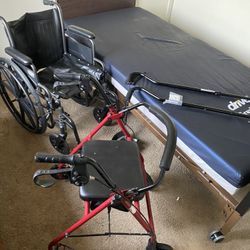 Hospital Bed & Mattress Mechanical, Wheelchair +