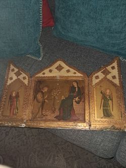 Vintage Triptych Icon