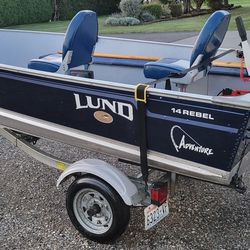  14 ft. 1998  Lund Adventure Fishing Boat