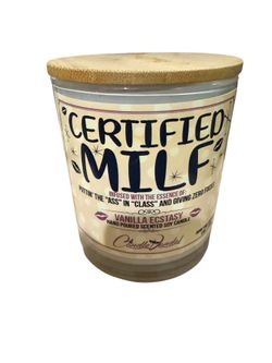 Candle Dandal Certified MILF Vanilla Ecstasy Scented Soy Candle