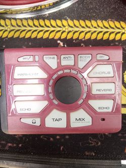 Vocal and Guitar Effects Processor Pedal
