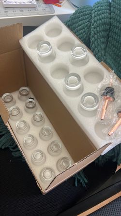 Blank shot glasses and liquid pourer NEW