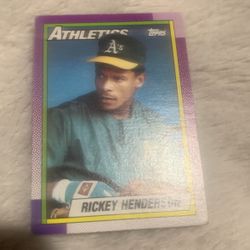 Rickey Henderson Baseball  card
