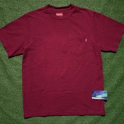 Supreme Pocket Shirt Red Small