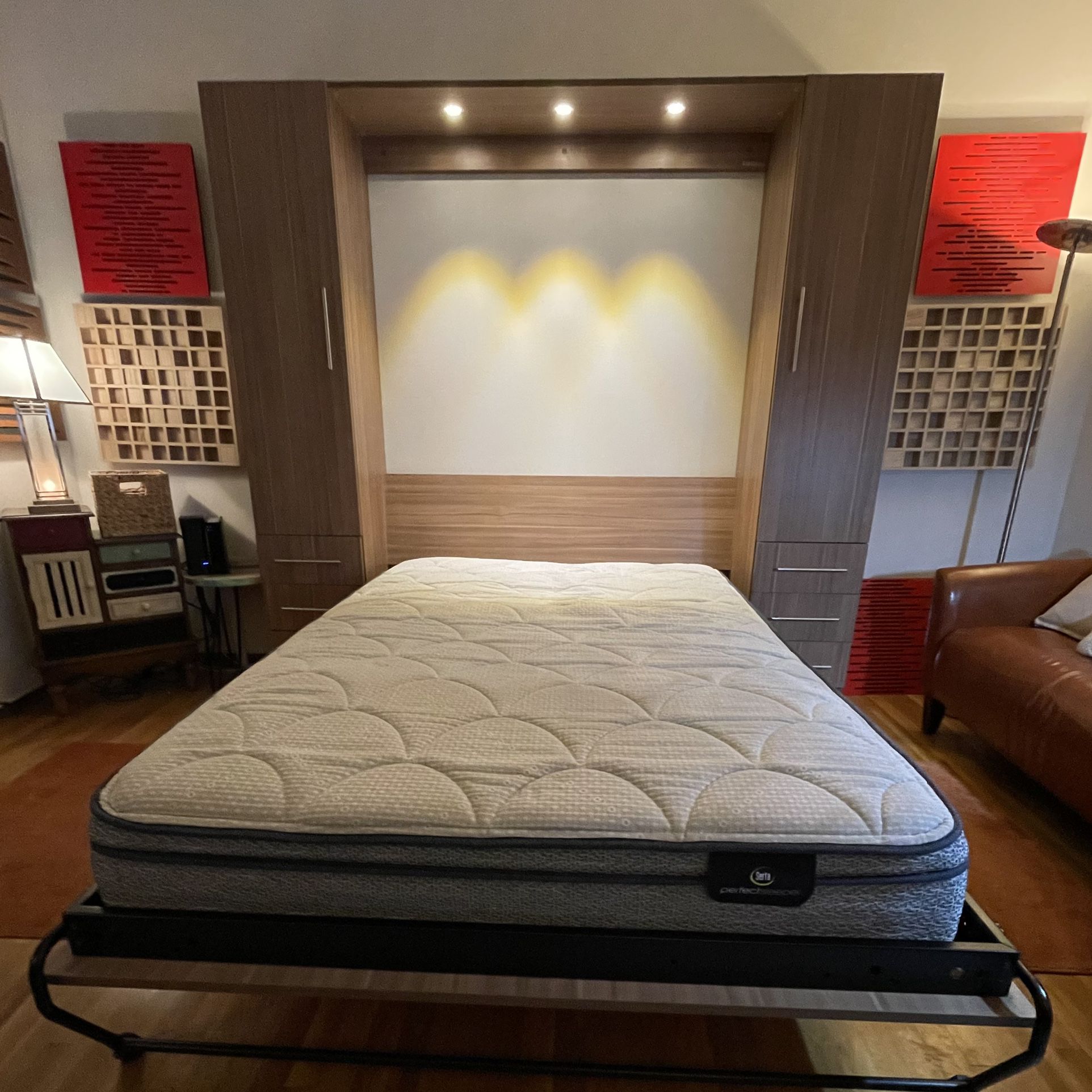 Murphy Bed Wall Unit / Serta Mattress