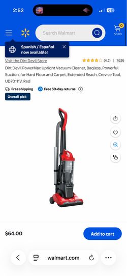 Dirt devil vacuum