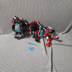 Lego  Thor, Captain America, Spiderman 