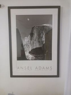 Ansel Adams 40" Framed Yosemite Art Poster