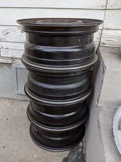 16 inch blackie rims off a kia Optima.
