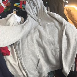 Heather grey nike Hoodie - Women’s l