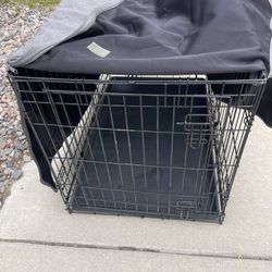 Every Yay Going Places 1- Door Folding Dog Grate with Cover 