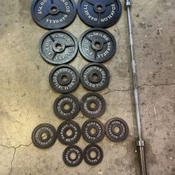 300lbs Weight Set with Barbell 