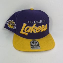 New Era Snapback Lakers Hat$35