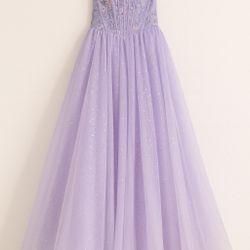 Lavender Sparkle Quinceañera Dress