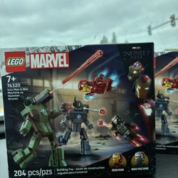 Iron Man & War Machine vS. Hammer Drones Lego Set NEW!