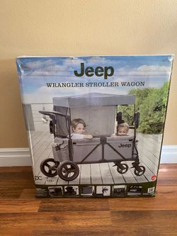 JEEP WRANGLER STROLLER AND WAGON WITH CAR SEAT ADAPTER BRAND NEW 🧒🧒👩👩