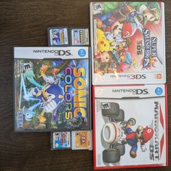 Nintendo DS & 3DS Game Lot of 7(All Tested and Working!)