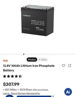 Lithium batteries 12v100ah
