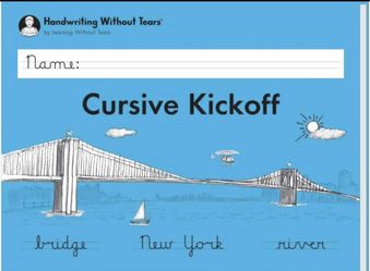 Learning Without Tears - Cursive Kickoff Student Workbook, Current Edition - Handwriting 8