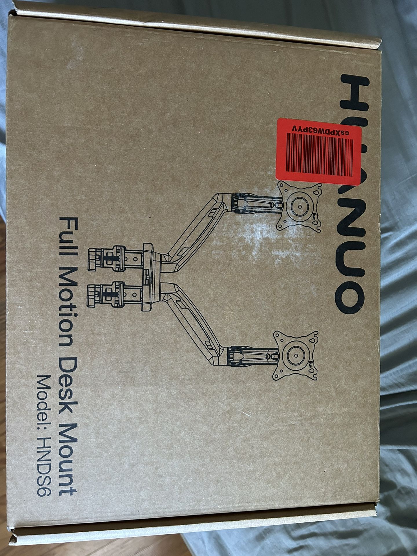 Full Motion Desk Mount Dual Monitor