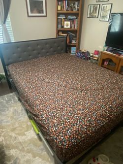 Queen bed frame