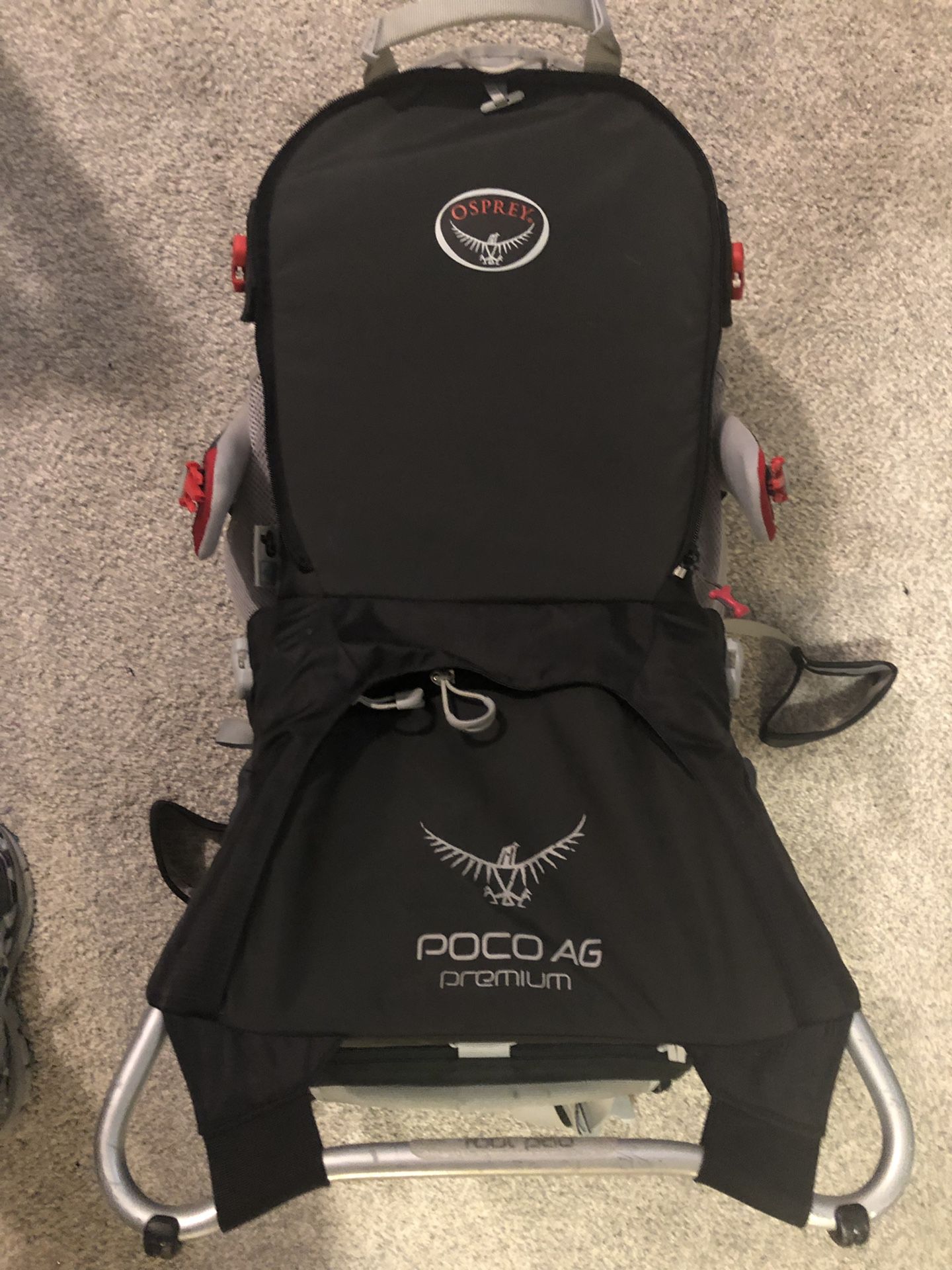 Osprey poco AG premium hiking child carrier backpack bag