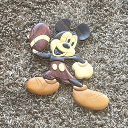 Mickey Mouse Wooden Walk Decoration. 