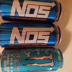 3 Energy drinks 