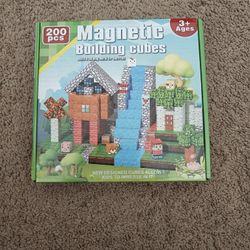 200PCS Magnetic Blocks, Magnetic Building Cube Toys for Kids