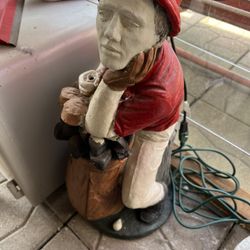 Golf Man Statue Concrete 