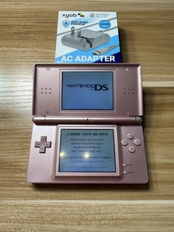 Rose Gold Nintendo Ds Lite Console.                 H21