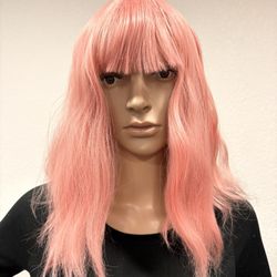 Short pink bob wig
