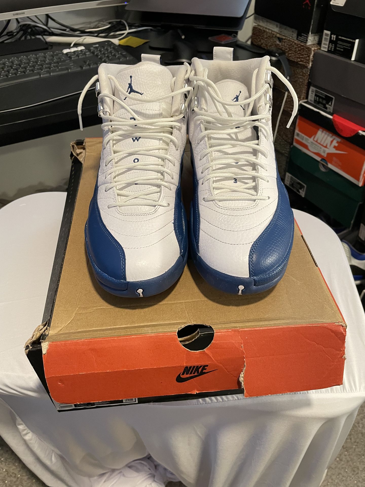 Nike Air Jordan 12 Retro French Blue 2016 Men's Size 11/130690-113 w/box VNDS π₯