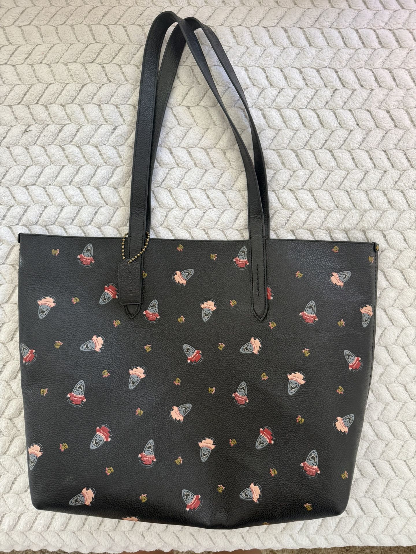Coach Sharky Holiday Tote