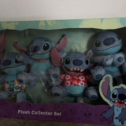 Disney Stitch Plush Collector Set 5 Pieces