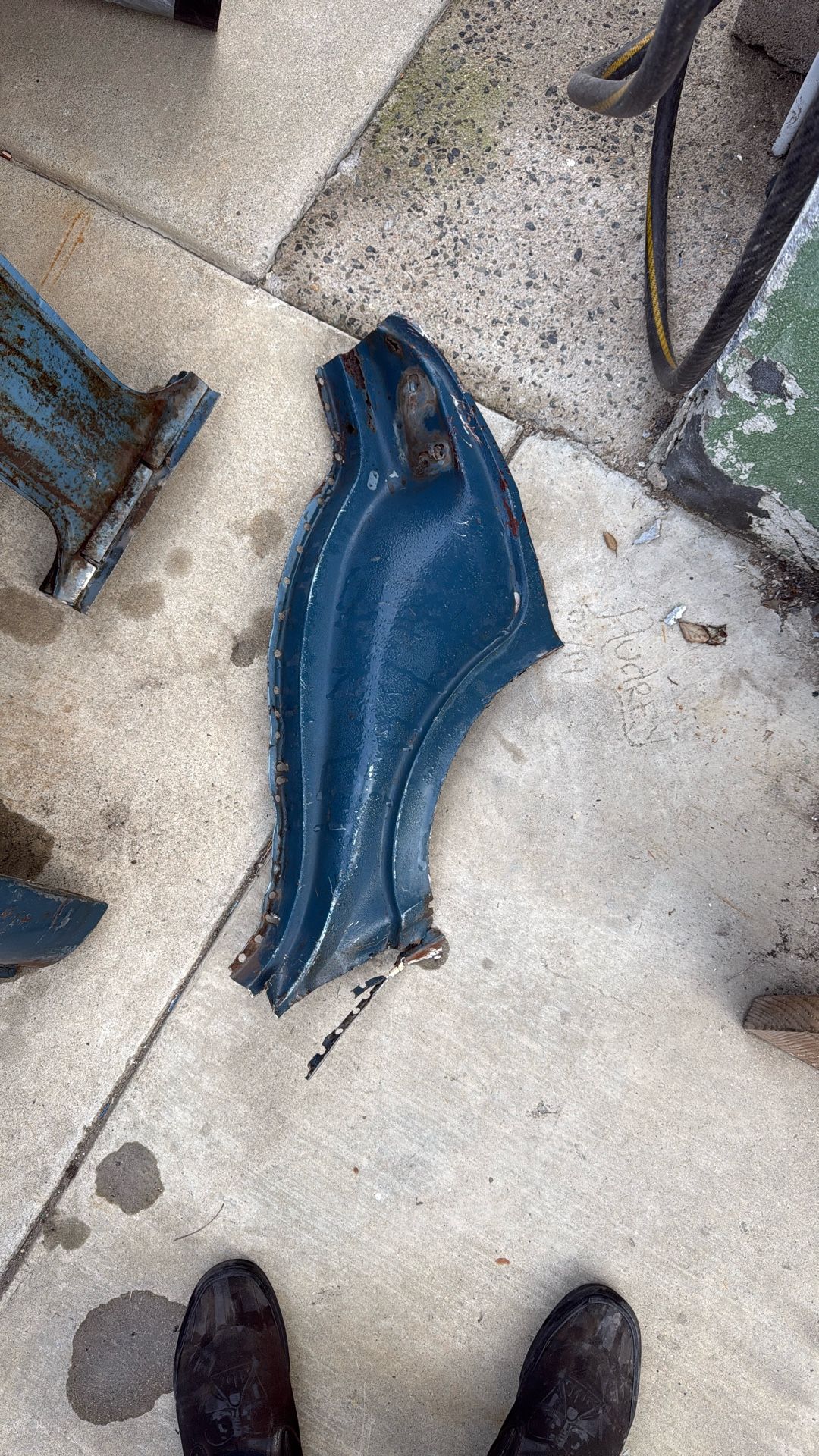 1964 Nova Rust Repair Driver Rear 4 Door