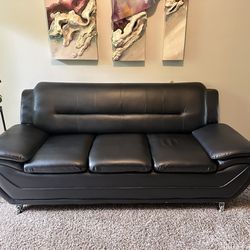 Leather Couch ( Price is firm)