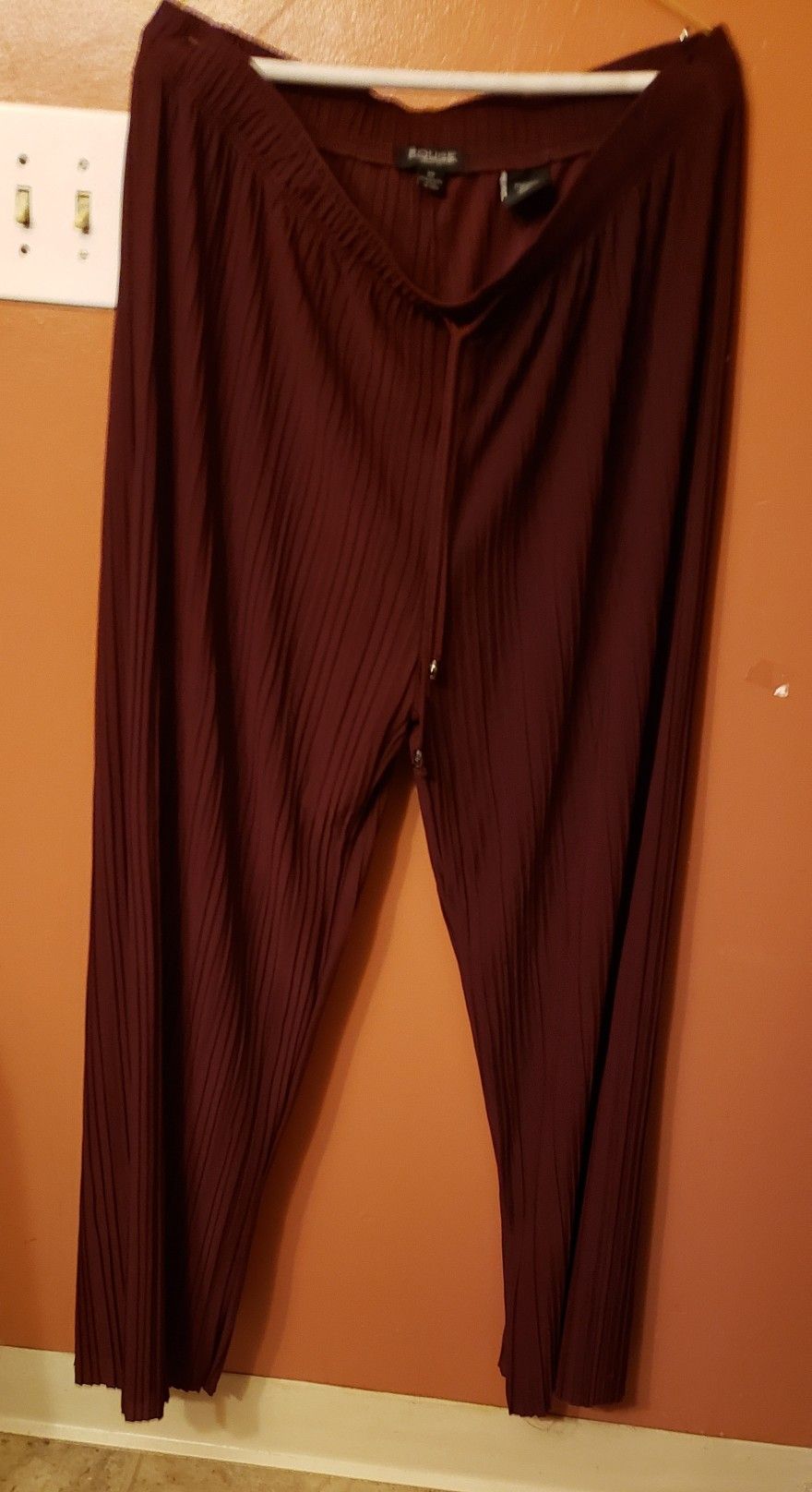 Burgundy Pants Size 3X Like New