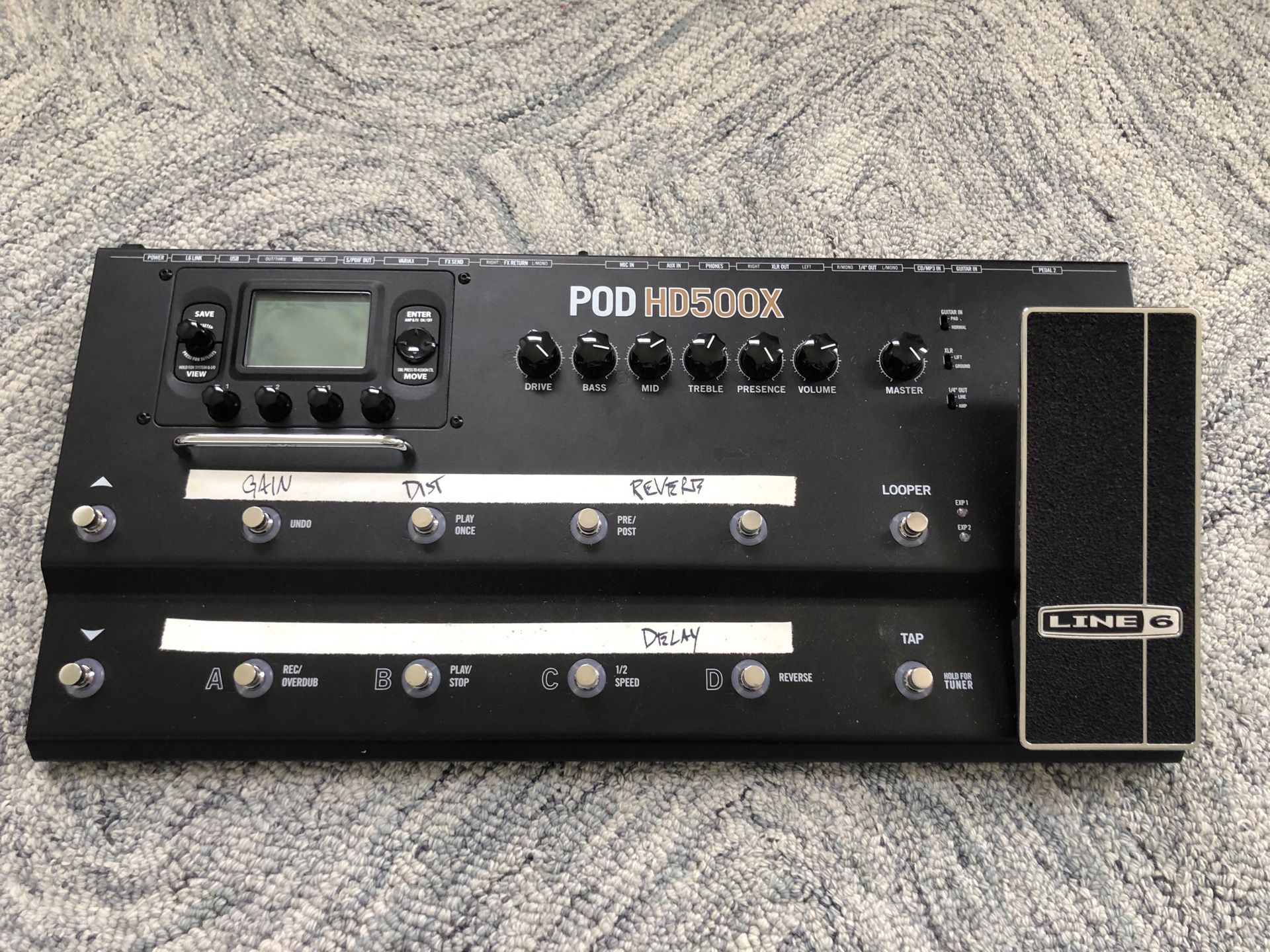 Line 6 Pod hd500x guitar pedal amp modeler
