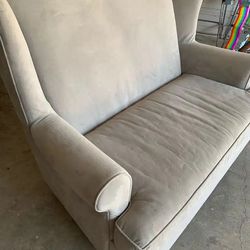 Pottery Barn Double Rocking Chair Loveseat 
