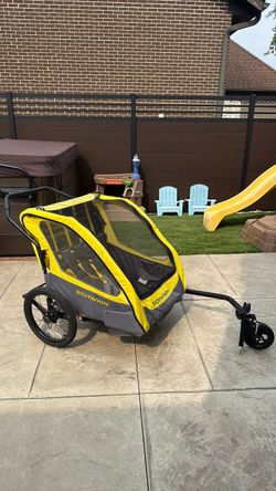 2 kids trailer for bike