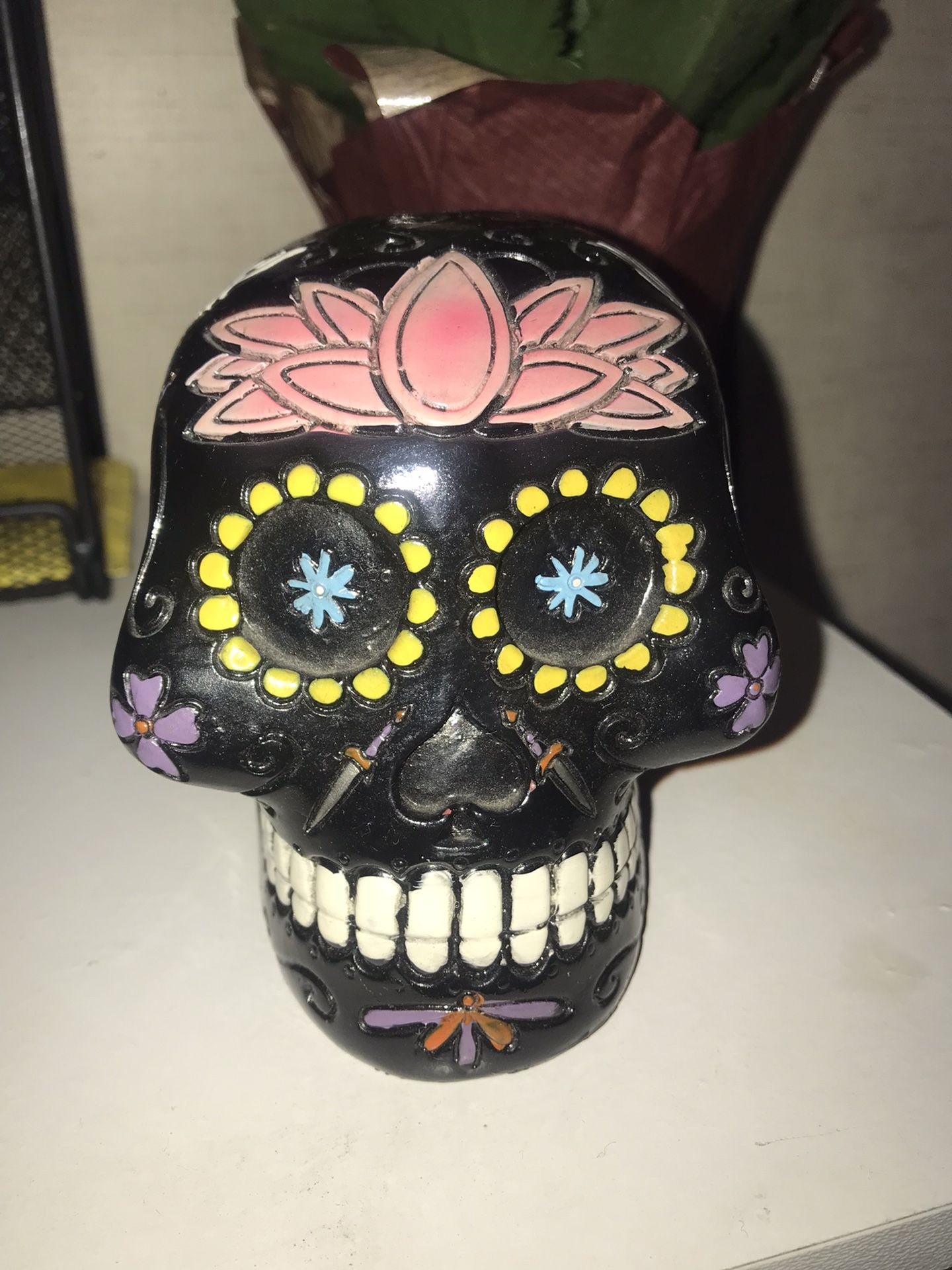 Skull Piggy Bank